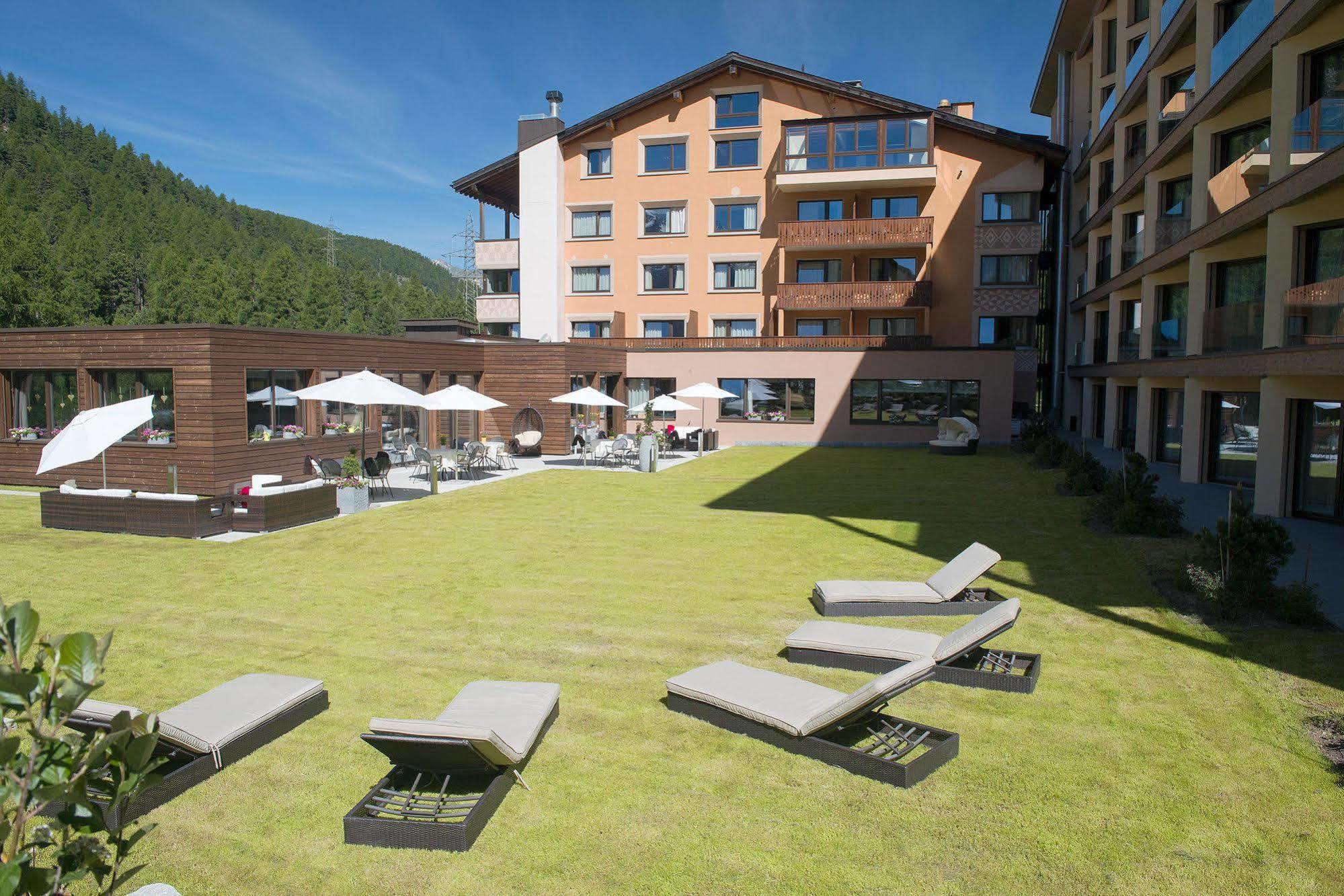 Hotel Palue Pontresina Exterior foto
